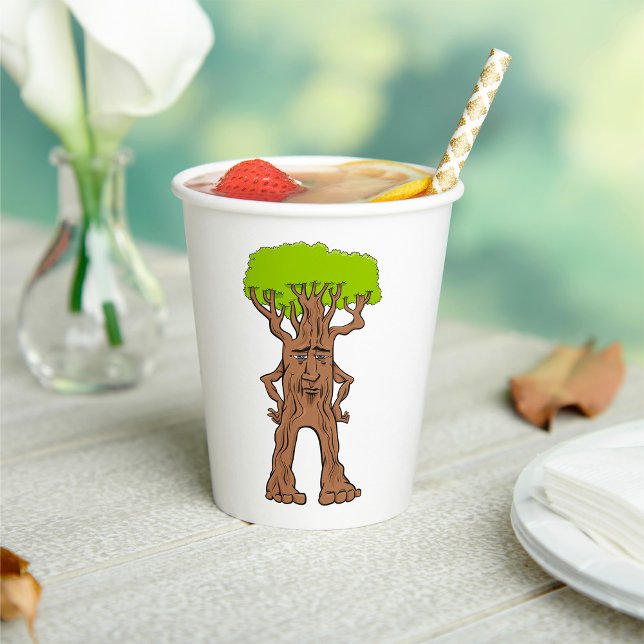 Gobelets En Papier Personnage d'arbre ambulant Créature d'arbre de fa (Créateur téléchargé)