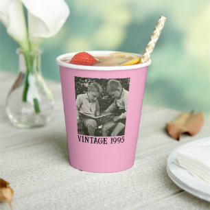 Gobelets En Papier Personnalisé 10e 20e 30e 40e 50e 60 Anniversaire