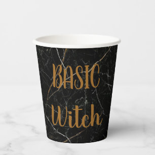 Gobelets En Papier Personnalisé BASIC WITCH Chat Drôle Cool Aesthé