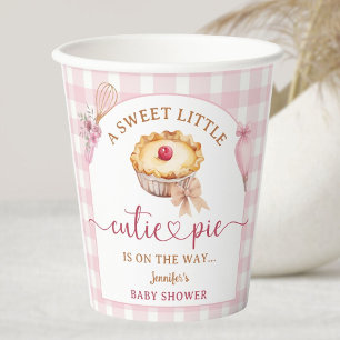 Gobelets En Papier Petit Baby shower à gâteau de petite taille Papier