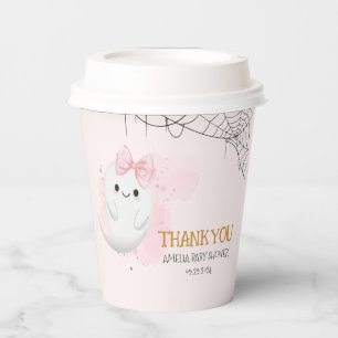 Gobelets En Papier Petit Boo Halloween fantôme fille baby shower