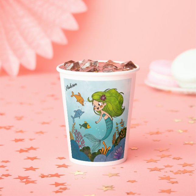Gobelets En Papier Petite sirène (Insitu)
