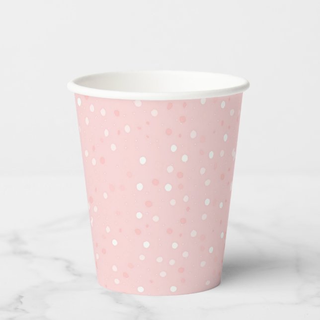 Gobelets En Papier Petits points tasse de papier (Recto)