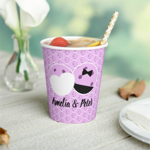 Gobelets En Papier Pickleball Dernier Swing avant le Mariage à l'Anne