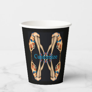 Gobelets En Papier Pinceaux Vintages acrobatiques Thunder_Cove