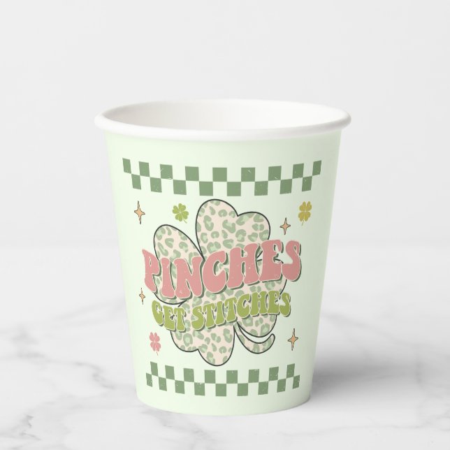 Gobelets En Papier Pinches Obtenir des points (Recto)