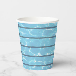 Gobelets En Papier Piscine de l'équipe de natation