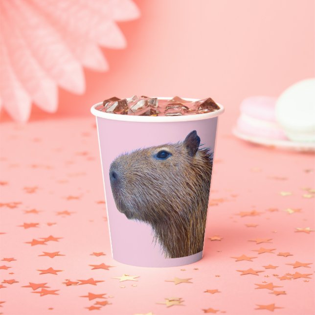 Gobelets En Papier Plaques de papier Capybara (Insitu)