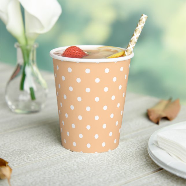 Gobelets En Papier Poche mignonne point Polka (Insitu)