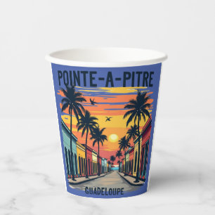 Gobelets En Papier Pointe-à-Pitre Sunset