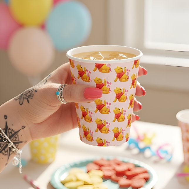 Gobelets En Papier Pooh Paper Cups (Créateur téléchargé)