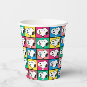 Gobelets En Papier Pop Art Snoopy Lips Mod pour vous Motif