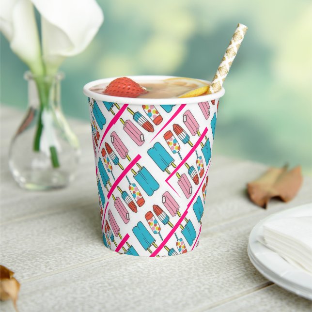 Gobelets En Papier Popsicles de tasse en papier  (Insitu)