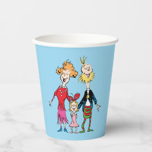 Gobelets En Papier Portrait de famille de Cindy Lou Who
