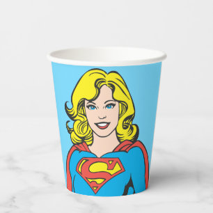 Gobelets En Papier Poses de Supergirl