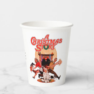 Gobelets En Papier Poster d'une histoire de Noël