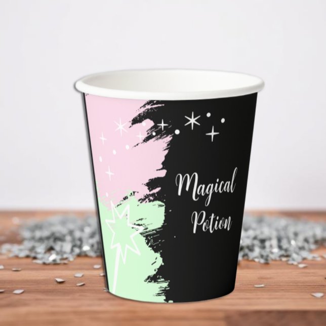 Gobelets En Papier Potion magique d'anniversaire (Créateur téléchargé)