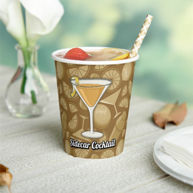 Gobelets en papier pour cocktail Sidecar (Insitu)