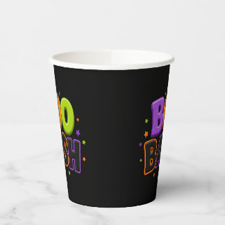 Gobelets en papier pour fête Boo Bash