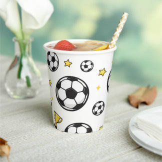 Gobelets en papier pour fête d'anniversaire de foo