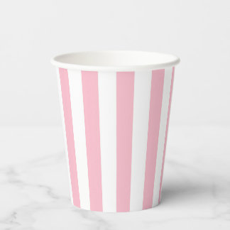Gobelets en papier pour fête de jardin à rayures v