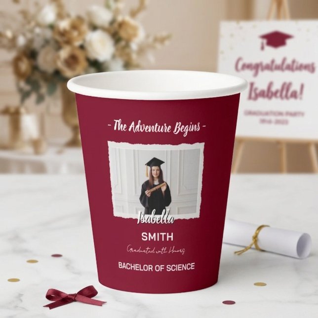 Gobelets en Papier pour Fête de Remise de Diplômes (Créateur téléchargé)