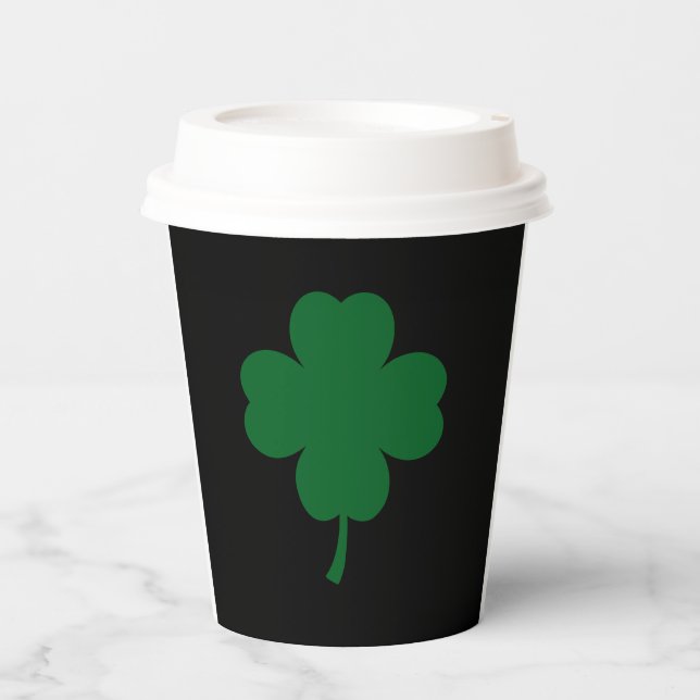 Gobelets en papier pour la Saint-Patrick  (Recto)