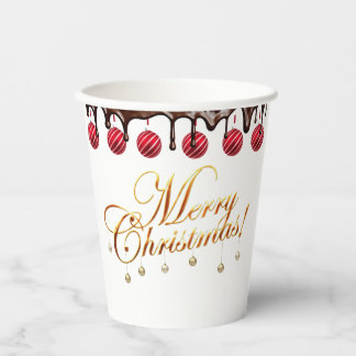 Gobelets en papier pour Noël