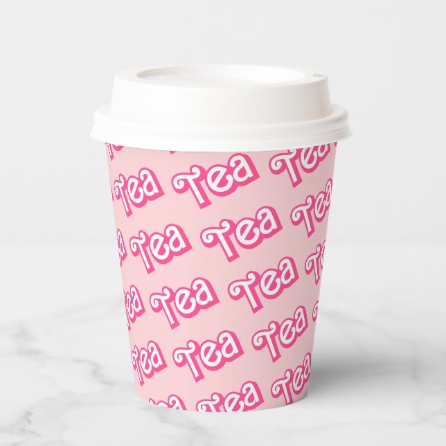 Gobelets en papier pour thé (Recto)