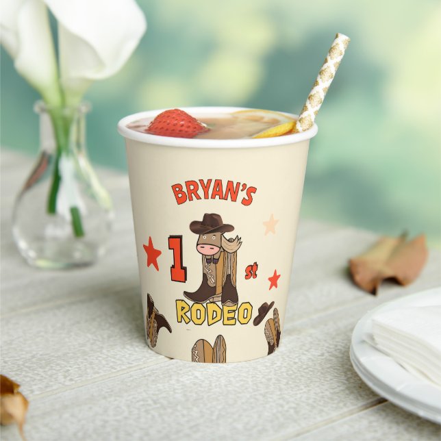 Gobelets En Papier Premier rodéo (Insitu)