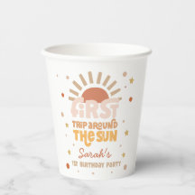 Premier Tour Autour Du Soleil Rétro Boho 1er Anniv