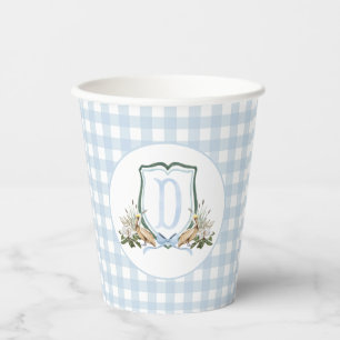 Gobelets En Papier Preppy Southern Blue Boy Pelican Baby shower
