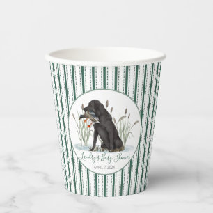 Gobelets En Papier Preppy Southern Green Boy Baby shower Chien
