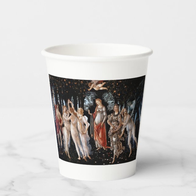 Gobelets En Papier Primavera Botticelli (Recto)