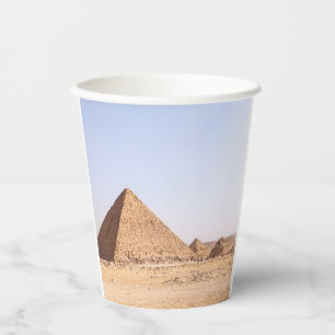 Gobelets En Papier Pyramides d'Égypte