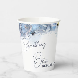 Gobelets En Papier Quelque chose de bleu avant de faire Hydrangea Fêt