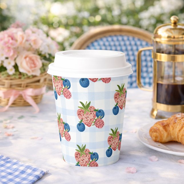 Gobelets En Papier Quirky Hand Drawn Berry Sweet Baby Shower (Quirky Hand Drawn Berry Sweet Baby Shower Paper Cups)