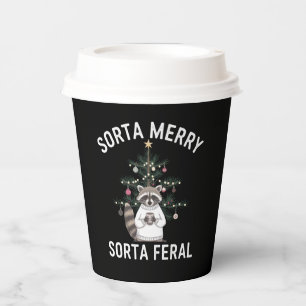 Gobelets En Papier Raton de Noël plutôt joyeux plutôt sauvage Noël