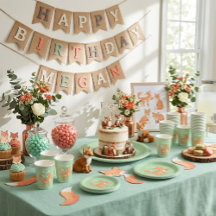 Renard Rusé Vert Menthe Papier Personnalisé d'Anni