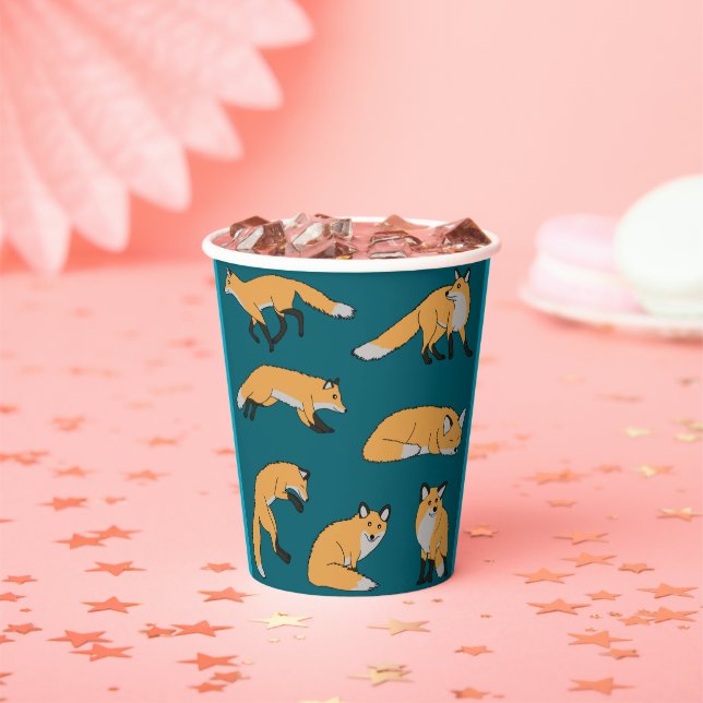 Gobelets En Papier Renards roux (Insitu)