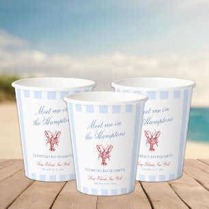Gobelets En Papier Rencontrez-moi dans la Bachelorette Hamptons