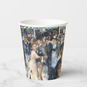 Gobelets En Papier Renoir Moulin Danse Galette Party