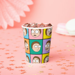 Gobelets En Papier RICK ET MORTY™ Morty's Moods