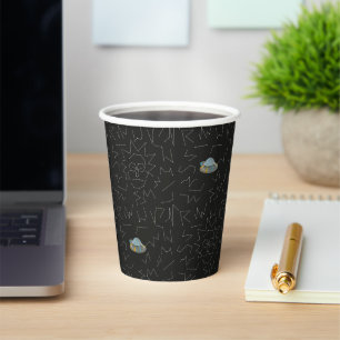 Gobelets En Papier RICK ET MORTY™ Rick Motif Constellation