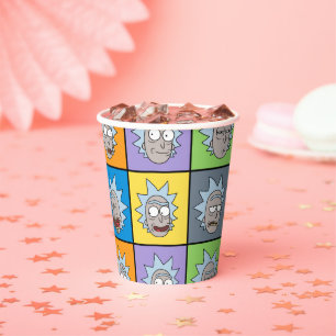Gobelets En Papier RICK ET MORTY™   Rick's Moods