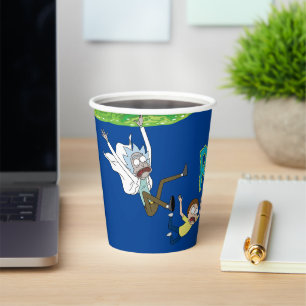 Gobelets En Papier RICK ET MORTY™ Sortie du portail