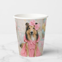 Robe rose sheltie