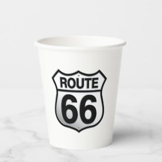 Gobelets En Papier Route 66 Tasse en papier