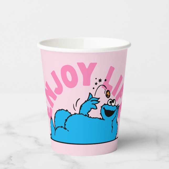 Gobelets En Papier Rue Sésame | Cookies Monster Enjoy Life (Gauche)
