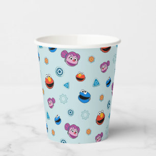 Gobelets En Papier Rue Sésame   Méca Builders Face Motif